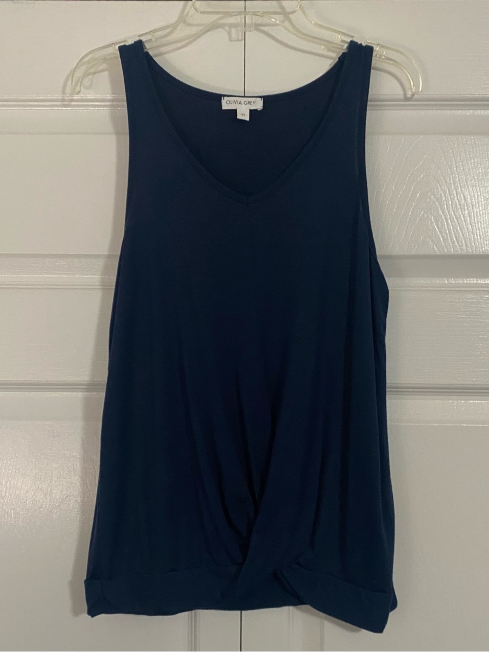 Olivia Grey navy blue tank top